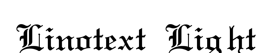 Linotext Light cкачати шрифт безкоштовно